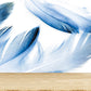 Giant Contemporary Wall Mural in Pastel Color Bird Feather Wall Decor, Custom Printed Clearhalo 'Wall Decor' 'Wall Mural' 1699438