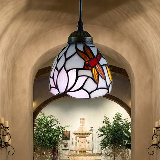 Dining Room Lighting Fixtures Tiffany, Stained Glass Dragonfly Ceiling Pendant Lamp Black Dragonfly 1 Clearhalo 'Ceiling Lights' 'Industrial' 'Middle Century Pendants' 'Pendant Lights' 'Pendants' 'Tiffany close to ceiling' 'Tiffany Pendants' 'Tiffany' Lighting' 170054