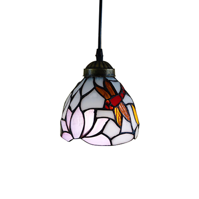 Dining Room Lighting Fixtures Tiffany, Stained Glass Dragonfly Ceiling Pendant Lamp Clearhalo 'Ceiling Lights' 'Industrial' 'Middle Century Pendants' 'Pendant Lights' 'Pendants' 'Tiffany close to ceiling' 'Tiffany Pendants' 'Tiffany' Lighting' 170055