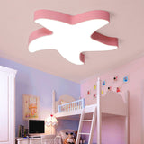 Macaron Loft Starfish Flush Mount Light Acrylic Candy Colored Ceiling Light Clearhalo 'Ceiling Lights' 'Close To Ceiling Lights' 'Close to ceiling' 'Flush mount' Lighting' 170365