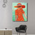 Canvas Textured Wall Art Countryside Woman by the Sea Painting in Soft Color for Living Room Orange Clearhalo 'Art Gallery' 'Canvas Art' 'Traditional' Arts' 1704082