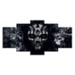 Black Death Skull Wall Art Decor Fantasy Kids Multi-Piece Canvas Print for Bedroom Clearhalo 'Art Gallery' 'Canvas Art' 'Kids' Arts' 1704172