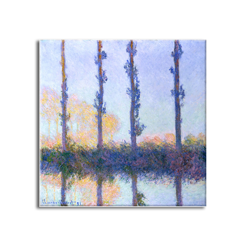 Rustic Landscapes Painting Canvas Textured Dark Color Wall Art Decor for Living Room Clearhalo 'Art Gallery' 'Canvas Art' 'Country Art Gallery' 'French Country' 'Rustic' Arts' 1704434