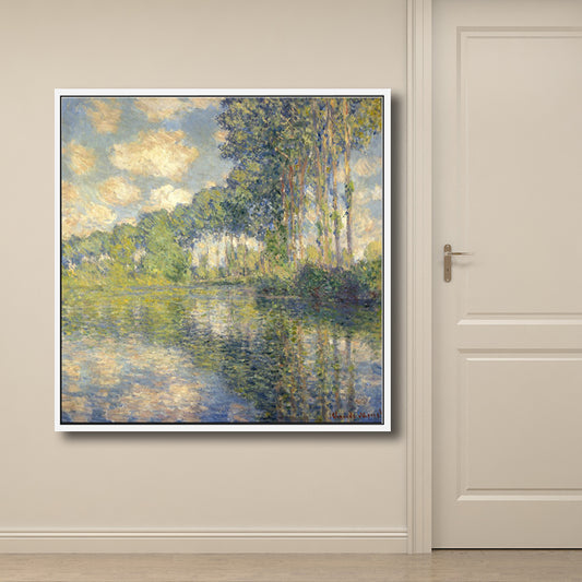Rustic Landscapes Painting Canvas Textured Dark Color Wall Art Decor for Living Room Clearhalo 'Art Gallery' 'Canvas Art' 'Country Art Gallery' 'French Country' 'Rustic' Arts' 1704439