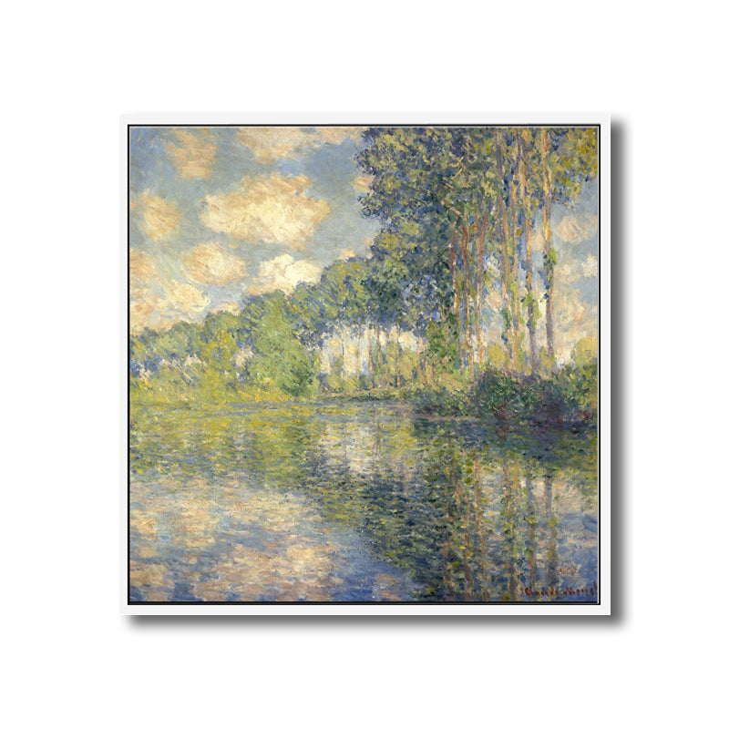 Rustic Landscapes Painting Canvas Textured Dark Color Wall Art Decor for Living Room Clearhalo 'Art Gallery' 'Canvas Art' 'Country Art Gallery' 'French Country' 'Rustic' Arts' 1704441