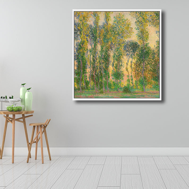 Rustic Landscapes Painting Canvas Textured Dark Color Wall Art Decor for Living Room Clearhalo 'Art Gallery' 'Canvas Art' 'Country Art Gallery' 'French Country' 'Rustic' Arts' 1704443