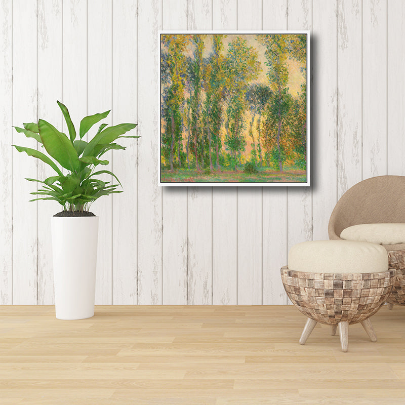 Rustic Landscapes Painting Canvas Textured Dark Color Wall Art Decor for Living Room Clearhalo 'Art Gallery' 'Canvas Art' 'Country Art Gallery' 'French Country' 'Rustic' Arts' 1704444