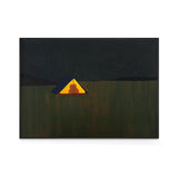 Soft Color Grassland Shelter Canvas Art Textured Farmhouse Living Room Wall Decor Clearhalo 'Art Gallery' 'Canvas Art' 'Country Art Gallery' 'French Country' 'Rustic' Arts' 1704485