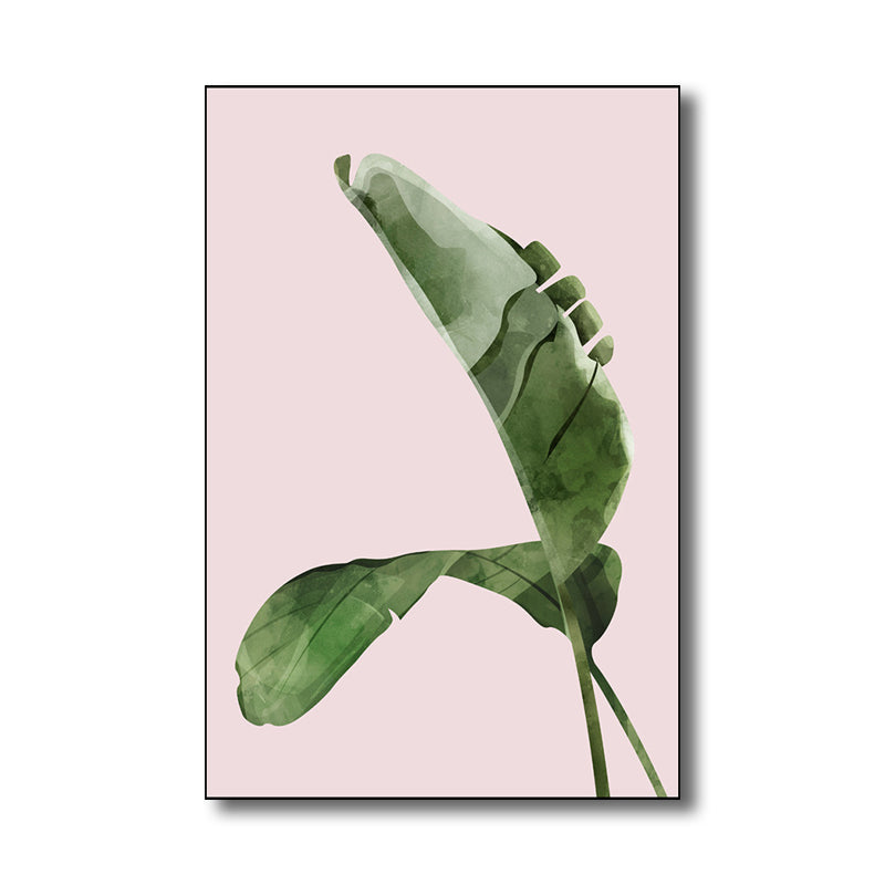 Nordic Style Botanical Leaf Painting toile