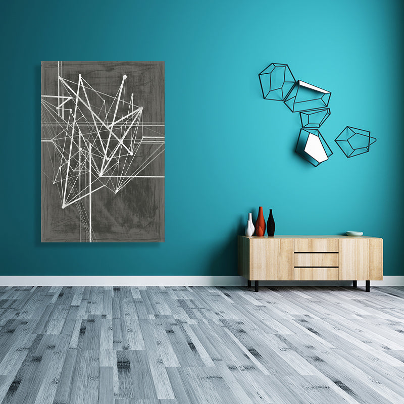 Miraculous Geometric Wall Decor for Living Room in Black, Multiple Sizes Available Clearhalo 'Art Gallery' 'Canvas Art' 'Contemporary Art Gallery' 'Contemporary Art' 'Minimalism' 'Minimalist Art Gallery' 'Scandinavian' Arts' 1705065