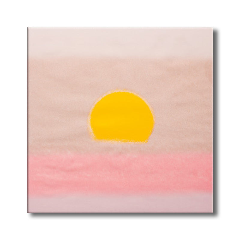 Canvas Textured Painting Children's Art Sunrise Wall Decor in Dark Color for Hallway Clearhalo 'Art Gallery' 'Canvas Art' 'Kids' Arts' 1705136