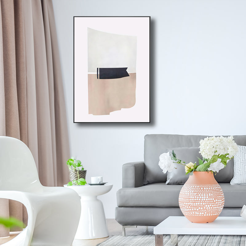 Canvas White Wall Decor Contemporary Style Novel Abstract Pattern Art, Multiple Sizes Clearhalo 'Art Gallery' 'Canvas Art' 'Contemporary Art Gallery' 'Modern' Arts' 1705195