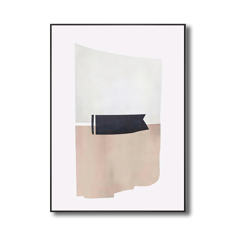 Canvas White Wall Decor Contemporary Style Novel Abstract Pattern Art, Multiple Sizes Clearhalo 'Art Gallery' 'Canvas Art' 'Contemporary Art Gallery' 'Modern' Arts' 1705197