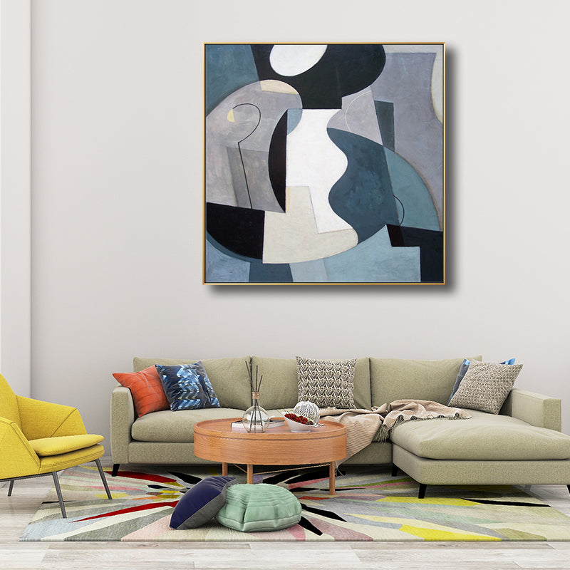 Textured Fabulous Abstract Art Canvas Scandinavian Painting for Bathroom, Multiple Sizes Clearhalo 'Arts' 'Canvas Art' 1705320