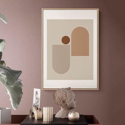 Abstract Painting Pastel Color Canvas Wall Decor Textured, Multiple Sizes Options Orange Clearhalo 'Arts' 'Canvas Art' 1705329