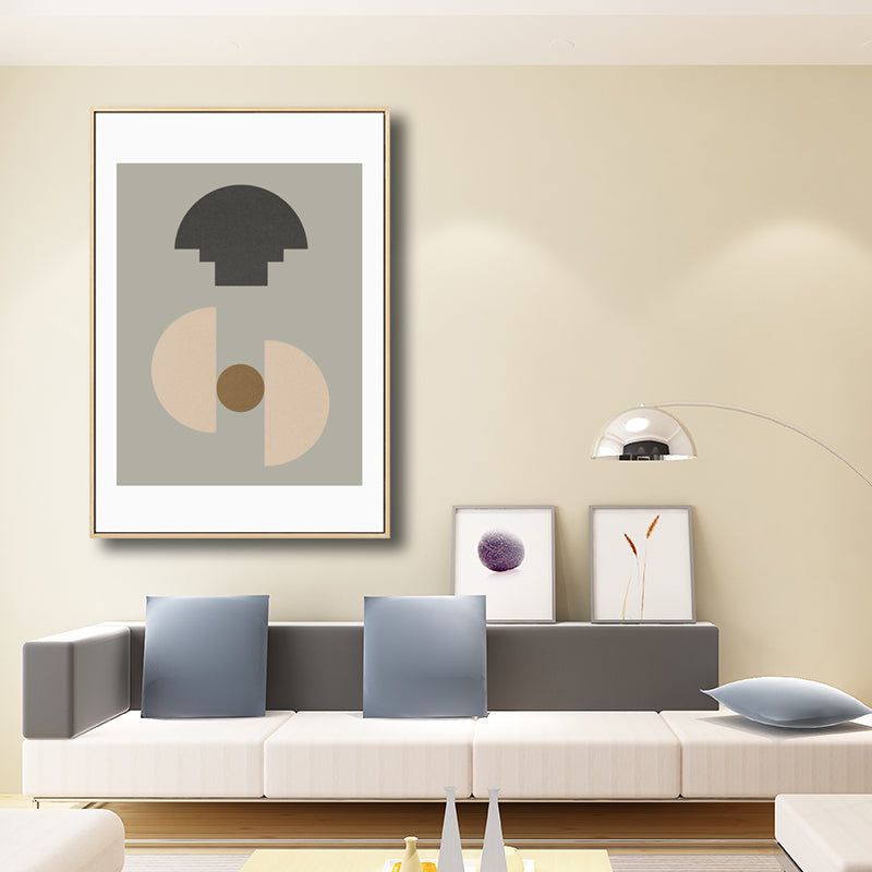 Abstract Painting Pastel Color Canvas Wall Decor Textured, Multiple Sizes Options Clearhalo 'Arts' 'Canvas Art' 1705337