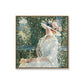 Lady Wall Art Decor Soft Color Vintage Square Canvas Print for Dining Room, Multiple Sizes Clearhalo 'Arts' 'Canvas Art' 1705641