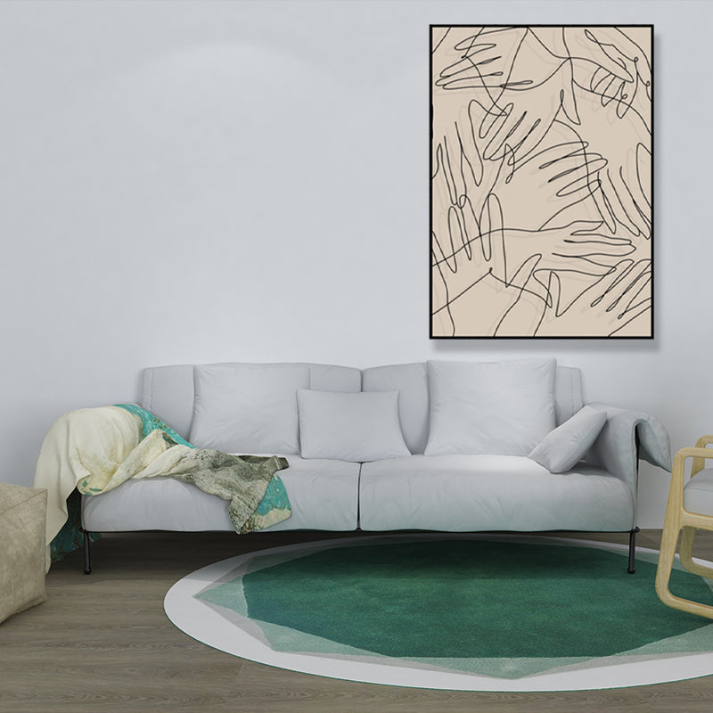 Brown Pencil Sketch Canvas Art Line Drawing Minimalist Textured Wall Decor for Room Clearhalo 'Art Gallery' 'Canvas Art' 'Contemporary Art Gallery' 'Contemporary Art' 'Minimalism' 'Minimalist Art Gallery' 'Scandinavian' Arts' 1705867