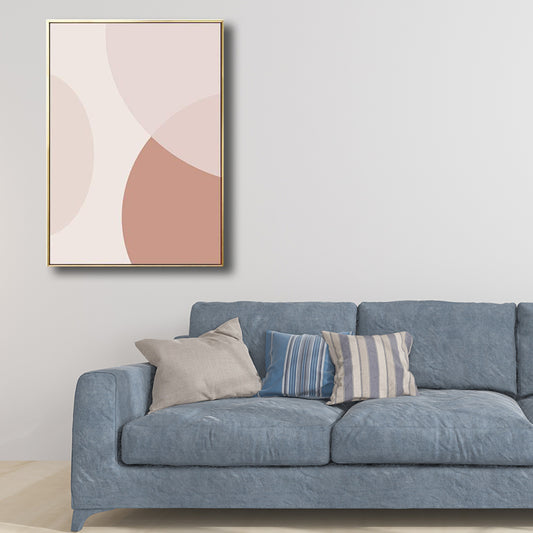 Illustration Nordic Style Wall Decor Abstract in Pastel Color, Multiple Sizes Available Clearhalo 'Arts' 'Canvas Art' 1705927