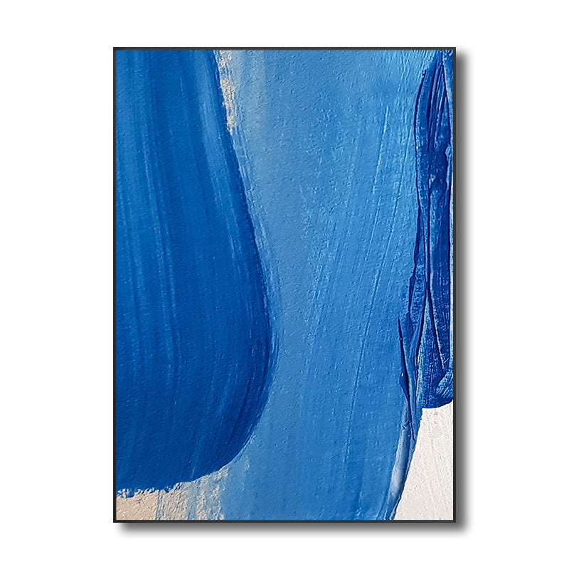 Modern Brush Stroke Wall Decor Canvas Textured Light Color Painting for Bathroom Clearhalo 'Art Gallery' 'Canvas Art' 'Contemporary Art Gallery' 'Modern' Arts' 1706174