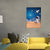 Outer Space Canvas for Bathroom Illustration Painting Wall Print, Multiple Sizes Yellow Clearhalo 'Art Gallery' 'Canvas Art' 'Kids' Arts' 1706429