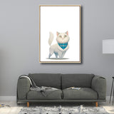 Kids Style Children Painting Animals in Light Color Wall Art Decor, Multiple Sizes Clearhalo 'Art Gallery' 'Canvas Art' 'Kids' Arts' 1706488