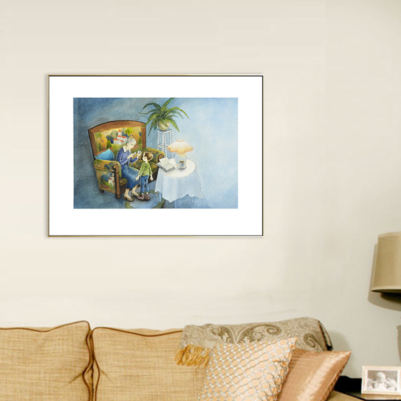 Childhood Memory Canvas Wall Art Textured Kids Style House Interior Wall Decoration Clearhalo 'Art Gallery' 'Canvas Art' 'Kids' Arts' 1706671