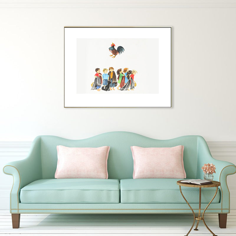 Childhood Memory Canvas Wall Art Textured Kids Style House Interior Wall Decoration Clearhalo 'Art Gallery' 'Canvas Art' 'Kids' Arts' 1706682