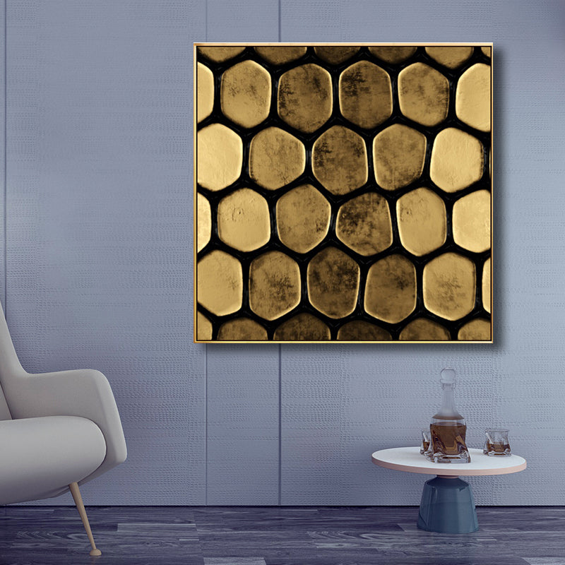 Modern Style Graphic Pattern Painting Light Color Textured Wall Print for Bedroom Clearhalo 'Art Gallery' 'Canvas Art' 'Contemporary Art Gallery' 'Modern' Arts' 1706831