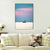 Tropix Canvas Wall Art Pink and Blue Ocean Scenery with Sunset Glow Wall Decoration Blue Clearhalo 'Art Gallery' 'Canvas Art' 'Coastal Art Gallery' 'Nautical' Arts' 1706912