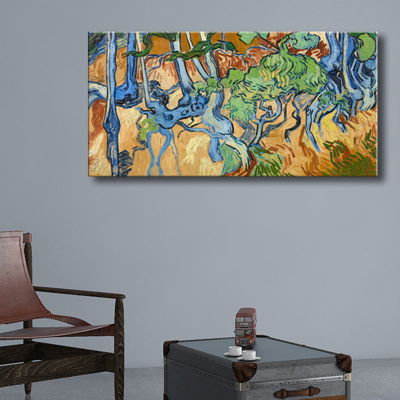 Textured Outdoor Scene Wall Decor Impressionism Style Canvas Art, Multiple Sizes Clearhalo 'Arts' 'Canvas Art' 1707143