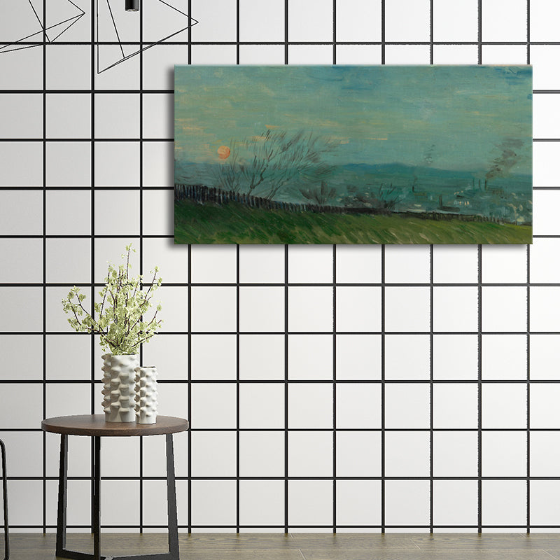 Textured Outdoor Scene Wall Decor Impressionism Style Canvas Art, Multiple Sizes Clearhalo 'Arts' 'Canvas Art' 1707150