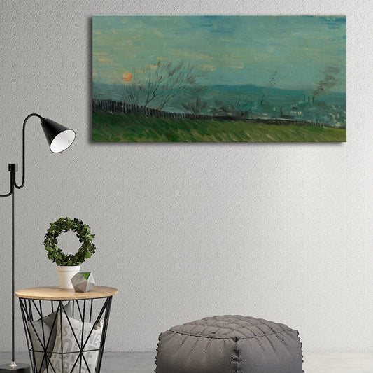 Textured Outdoor Scene Wall Decor Impressionism Style Canvas Art, Multiple Sizes Clearhalo 'Arts' 'Canvas Art' 1707151