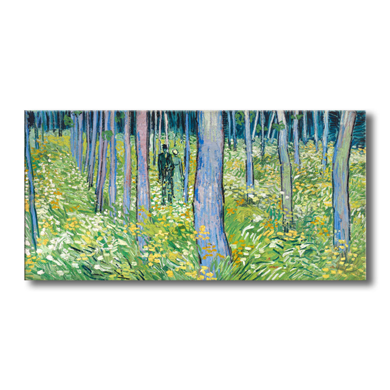 Textured Outdoor Scene Wall Decor Impressionism Style Canvas Art, Multiple Sizes Clearhalo 'Arts' 'Canvas Art' 1707160