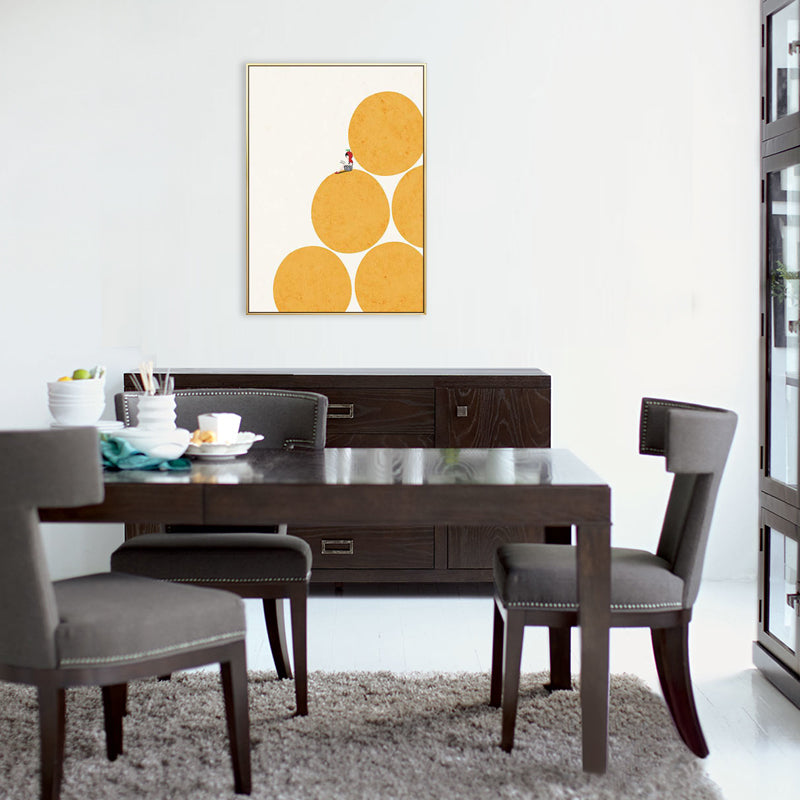 Fruit Painting Light Color Canvas Wall Art Print Textured, Multiple Sizes Available Yellow Clearhalo 'Art Gallery' 'Canvas Art' 'Kids' Arts' 1707728