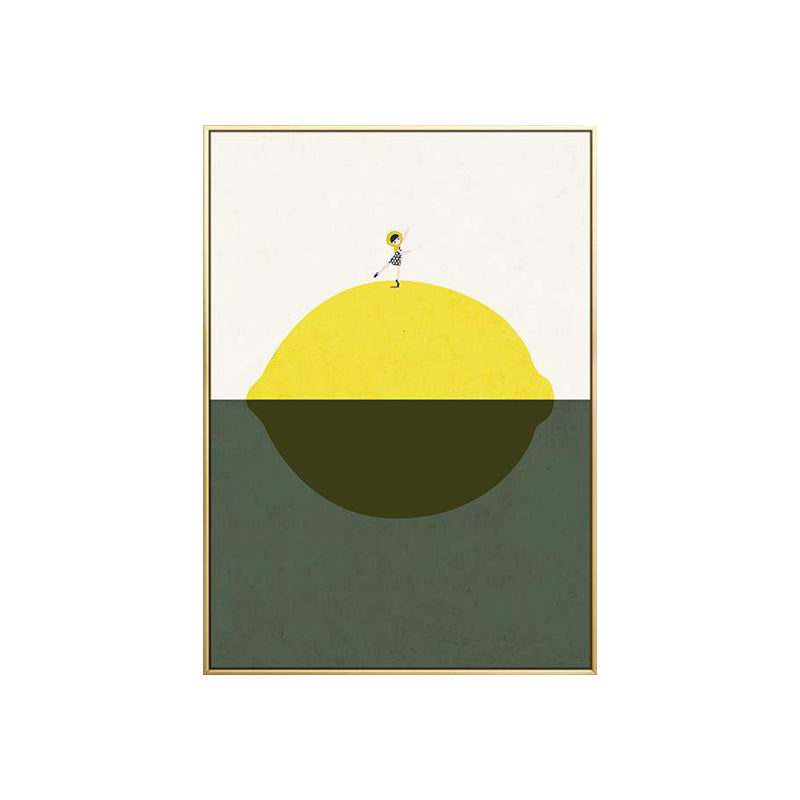 Fruit Painting Light Color Canvas Wall Art Print Textured, Multiple Sizes Available Clearhalo 'Art Gallery' 'Canvas Art' 'Kids' Arts' 1707735