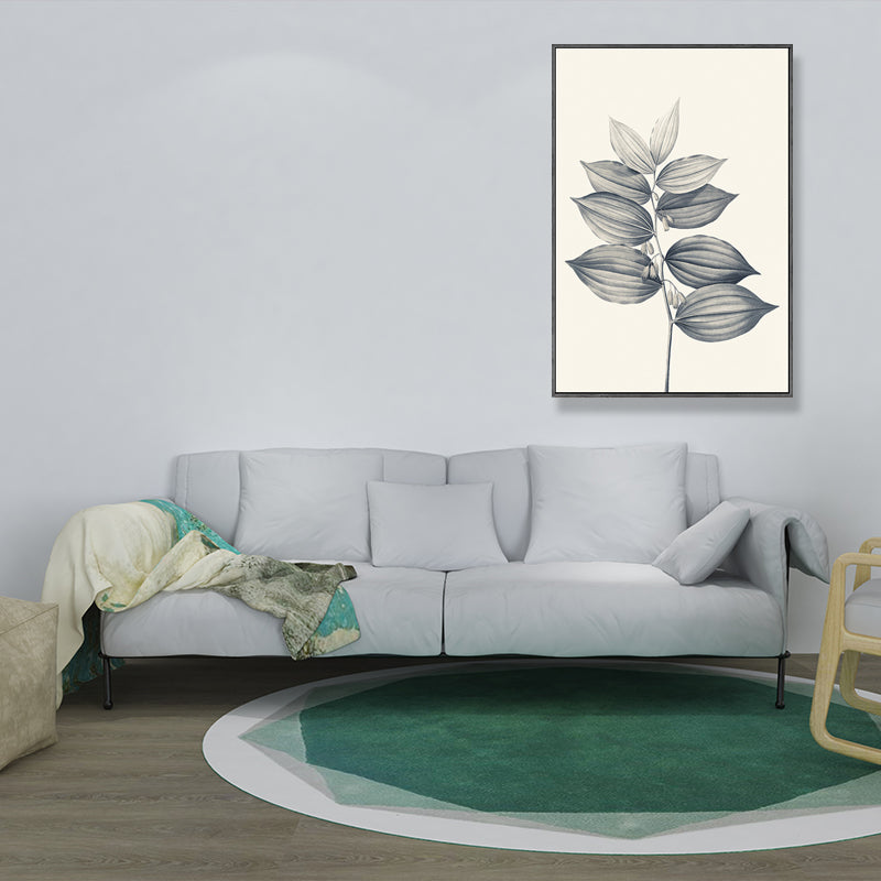 Canvas Textured Wall Decor Minimalism Style Botanical Branch Painting, Multiple Sizes Clearhalo 'Art Gallery' 'Canvas Art' 'Contemporary Art Gallery' 'Contemporary Art' 'Minimalism' 'Minimalist Art Gallery' 'Scandinavian' Arts' 1707800