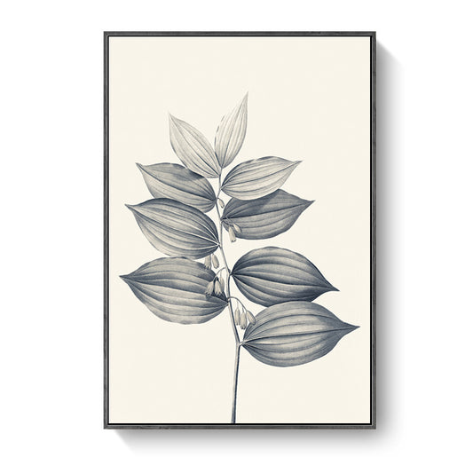 Canvas Textured Wall Decor Minimalism Style Botanical Branch Painting, Multiple Sizes Clearhalo 'Art Gallery' 'Canvas Art' 'Contemporary Art Gallery' 'Contemporary Art' 'Minimalism' 'Minimalist Art Gallery' 'Scandinavian' Arts' 1707801