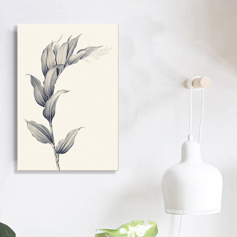 Canvas Textured Wall Decor Minimalism Style Botanical Branch Painting, Multiple Sizes Clearhalo 'Art Gallery' 'Canvas Art' 'Contemporary Art Gallery' 'Contemporary Art' 'Minimalism' 'Minimalist Art Gallery' 'Scandinavian' Arts' 1707811