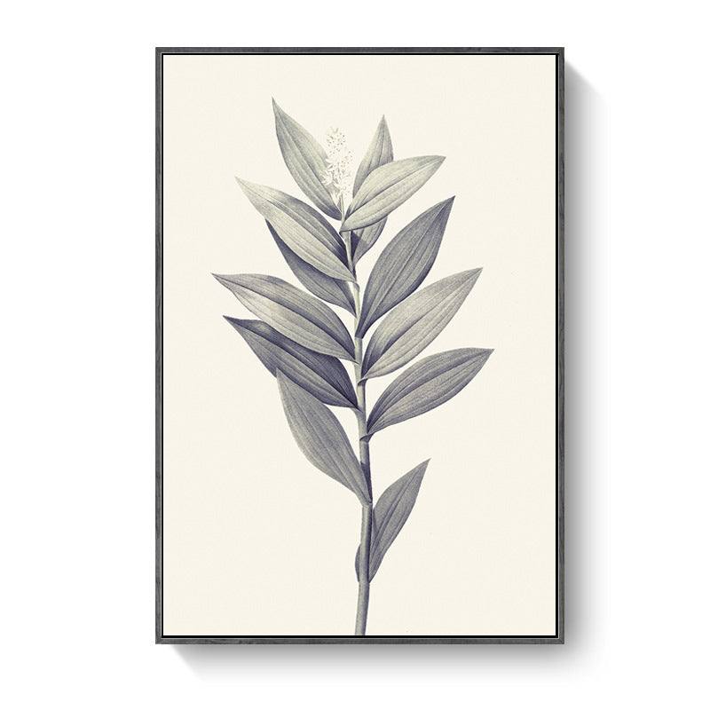Canvas Textured Wall Decor Minimalism Style Botanical Branch Painting, Multiple Sizes Clearhalo 'Art Gallery' 'Canvas Art' 'Contemporary Art Gallery' 'Contemporary Art' 'Minimalism' 'Minimalist Art Gallery' 'Scandinavian' Arts' 1707816