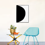 Canvas Textured Art Minimalism Style Semicircular Wall Decor, Multiple Sizes Available Black Design 1 Clearhalo 'Art Gallery' 'Canvas Art' 'Contemporary Art Gallery' 'Contemporary Art' 'Minimalism' 'Minimalist Art Gallery' 'Scandinavian' Arts' 1708142