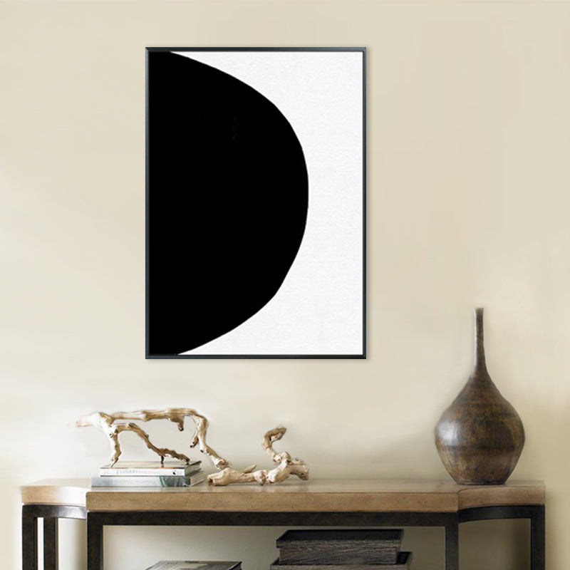 Canvas Textured Art Minimalism Style Semicircular Wall Decor, Multiple Sizes Available Clearhalo 'Art Gallery' 'Canvas Art' 'Contemporary Art Gallery' 'Contemporary Art' 'Minimalism' 'Minimalist Art Gallery' 'Scandinavian' Arts' 1708143