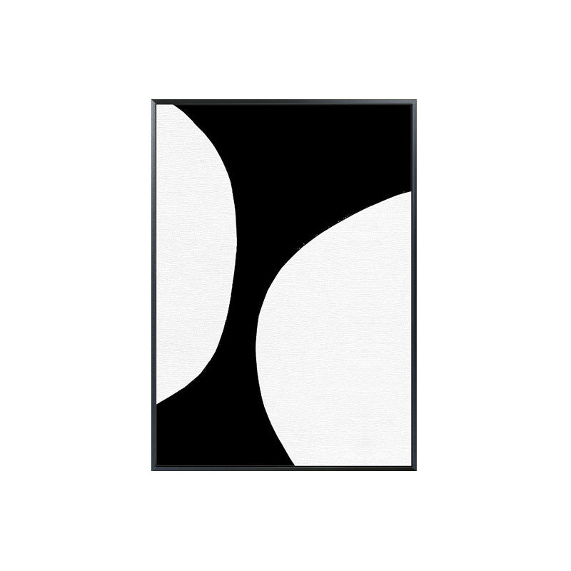 Canvas Textured Art Minimalism Style Semicircular Wall Decor, Multiple Sizes Available Clearhalo 'Art Gallery' 'Canvas Art' 'Contemporary Art Gallery' 'Contemporary Art' 'Minimalism' 'Minimalist Art Gallery' 'Scandinavian' Arts' 1708151