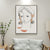 Jungle Woman Wall Art Decor Minimal Unique Pencil Drawing Canvas Print in Light Color White Clearhalo 'Art Gallery' 'Canvas Art' 'Contemporary Art Gallery' 'Contemporary Art' 'Minimalism' 'Minimalist Art Gallery' 'Scandinavian' Arts' 1708173