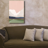 Canvas Textured Wall Decor Country Style Mountains Landscape Painting, Multiple Sizes Clearhalo 'Art Gallery' 'Canvas Art' 'Country Art Gallery' 'French Country' 'Rustic' Arts' 1708253