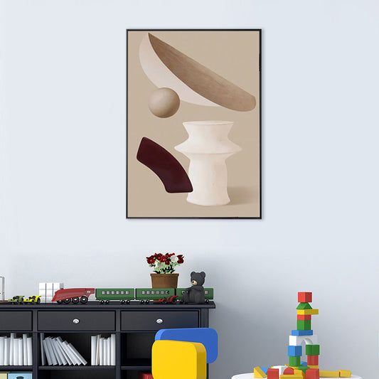 Canvas Textured Painting Nordic Style Abstract Pattern Wall Decor, Multiple Sizes Clearhalo 'Arts' 'Canvas Art' 1708802