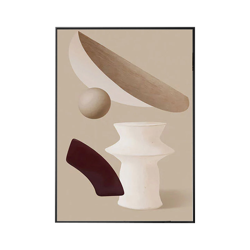 Canvas Textured Painting Nordic Style Abstract Pattern Wall Decor, Multiple Sizes Clearhalo 'Arts' 'Canvas Art' 1708804