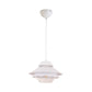 Macaron Stylish Flared Pendant Lighting Metallic 1-Light Living Room Hanging Ceiling Light in Blue/Green Clearhalo 'Ceiling Lights' 'Modern Pendants' 'Modern' 'Pendant Lights' 'Pendants' Lighting' 170882