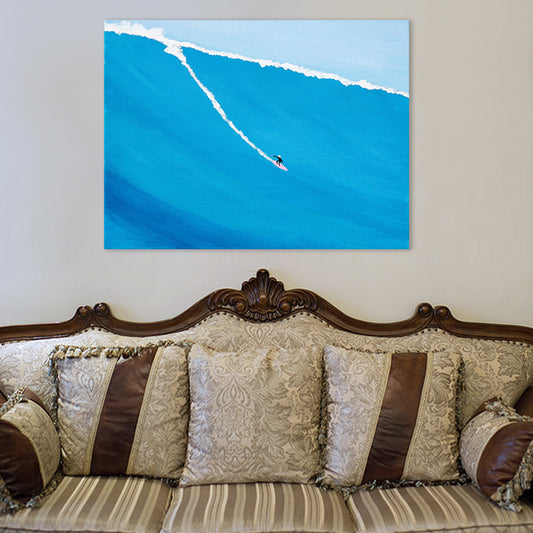 Canvas Textured Painting Tropical Sea Sport Wall Art Decor in Soft Color for Dining Room Clearhalo 'Art Gallery' 'Canvas Art' 'Coastal Art Gallery' 'Tropical' Arts' 1708846