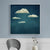 Cartoon Cloud Art Print Blue Wall Decor for Living Room, Multiple Sizes Available Blue Design 2 Clearhalo 'Art Gallery' 'Canvas Art' 'Kids' Arts' 1708963